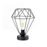 Tischleuchte 5016/L - Schwarz, Basics, Metall (24/24/35cm)