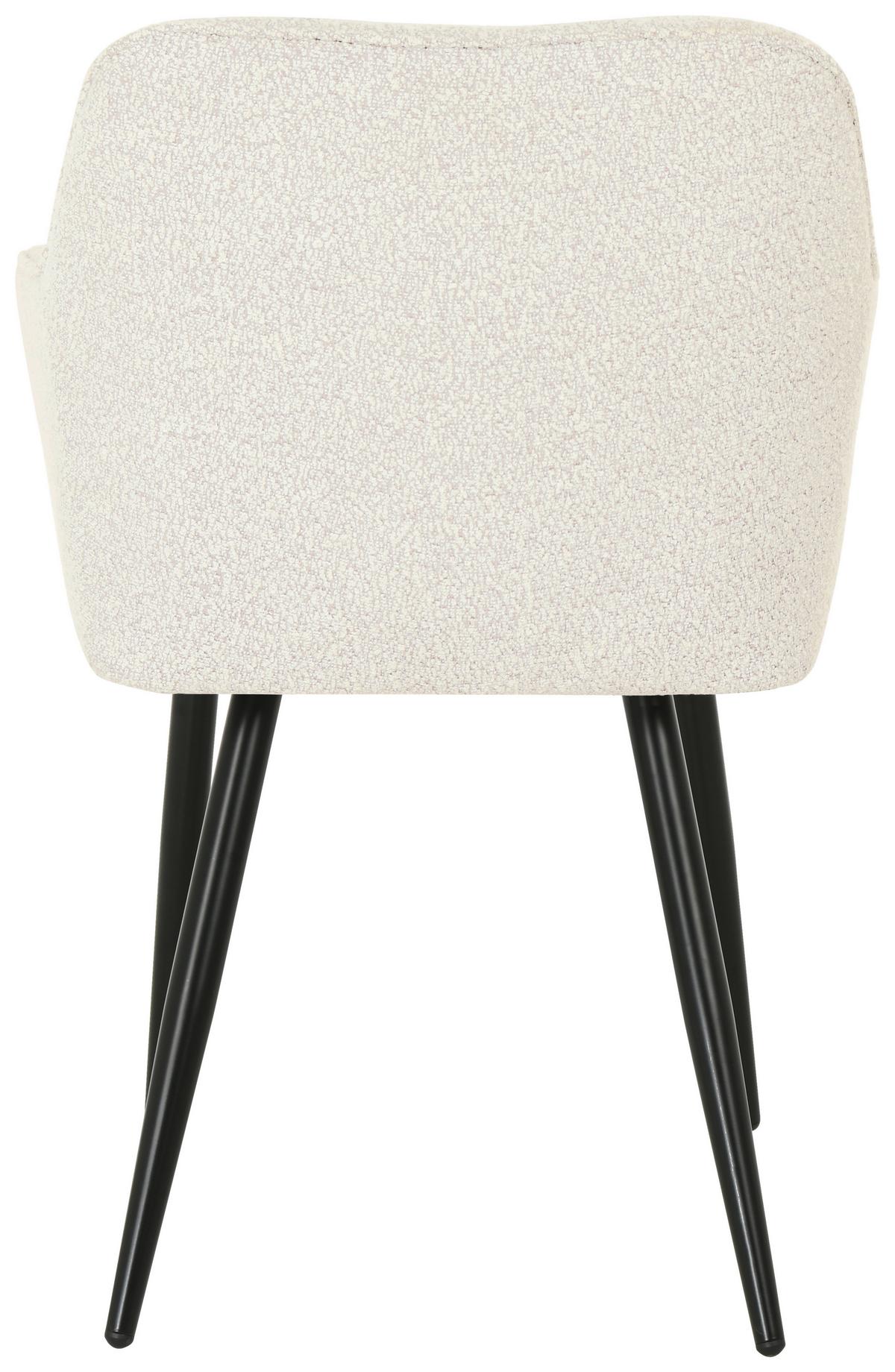 Karosszék Caro Giga-S - fekete/fehér, Konventionell, textil/fa (61/82/55cm) - Nedis SmartLife