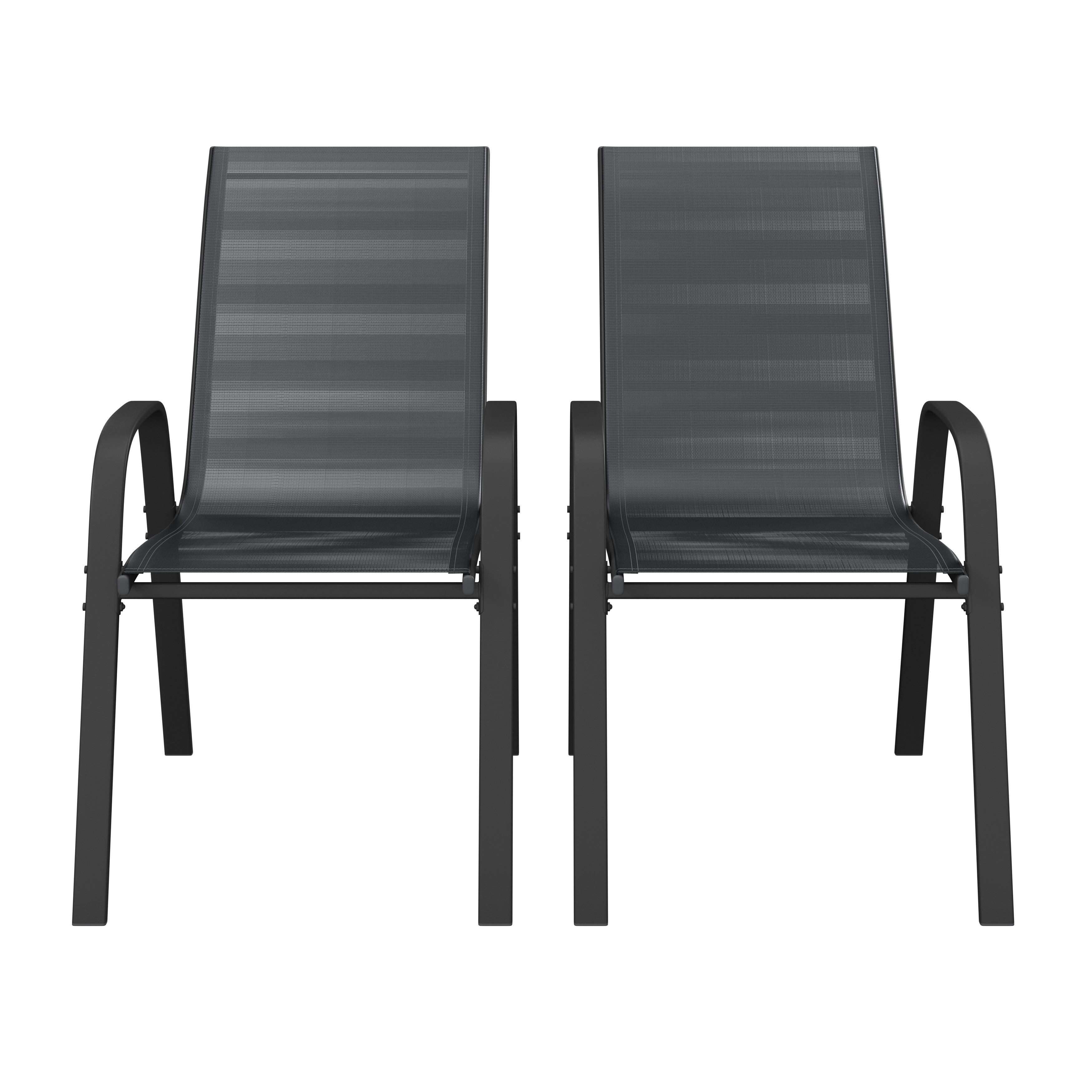Gartensessel Paula 2er Set Metall/textil