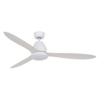 Deckenventilator Whitehaven Weiß 3-Flügel, LED-Leuchte - Weiß, Basics, Kunststoff (142/33cm) - P & B