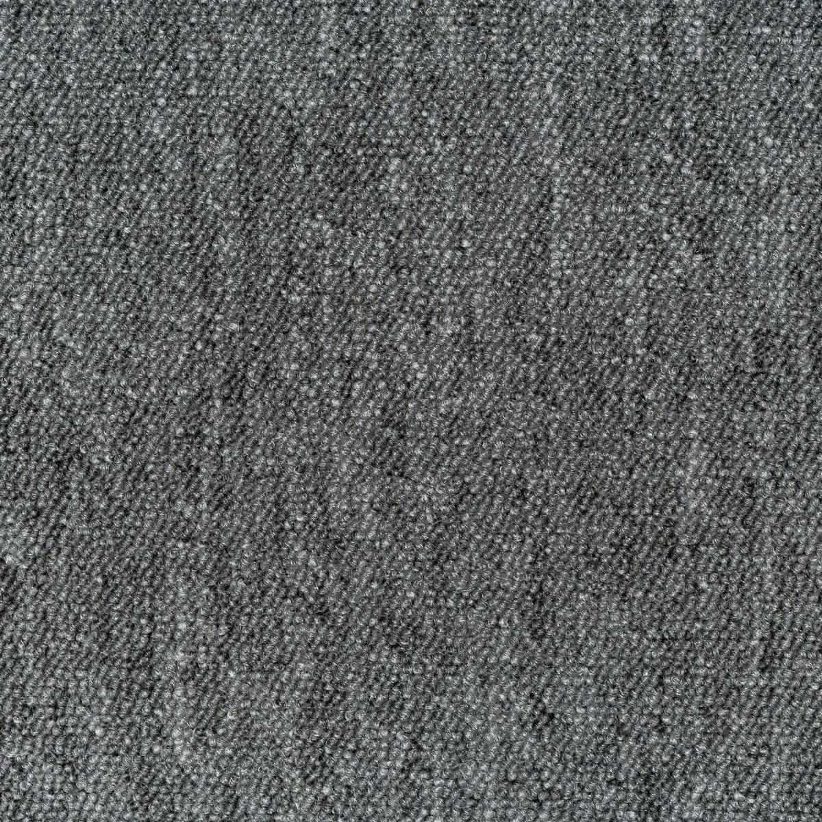 Teppichfliese Hellgrau Sparkle 50x50cm Florhöhe 3,5mm - Hellgrau, Basics, Textil (50/50cm)