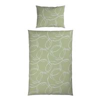 Bettwäsche Stones - Grün, MODERN, Textil - Luca Bessoni