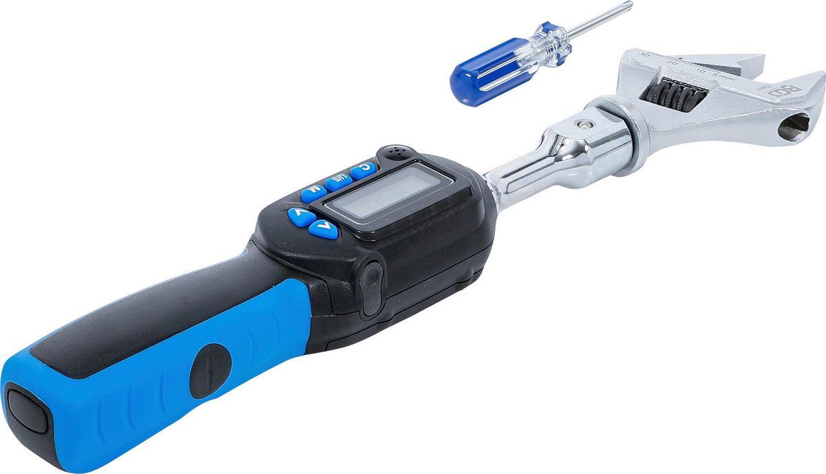 Rollgabelschlüssel Digitaler-Drehmoment - Blau/Schwarz, Basics (47,2/12,1/6,3cm)