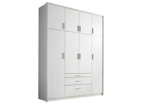 Drehtürenschrank Hildesheim B:185cm Alpinweiß Dekor - Weiß, Design, Holzwerkstoff (185/231/56cm) - Carryhome Drehtürenschrank Hildesheim B:185cm Alpinweiß Dekor - Weiß, Design, Holzwerkstoff (185/231/56cm) - Carryhome