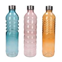 Univerzális Palack Kb. 1250ml - pink/narancs, Üveg (9/33cm)