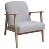 Sessel Retro - Buchefarben/Silberfarben, MODERN, Holz/Textil (63/78/78cm) - Livetastic