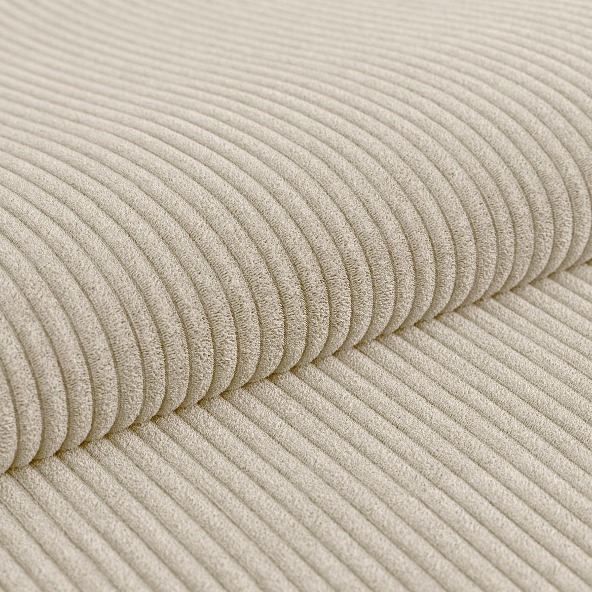 Ecksofa Mit Schlaffunktion Paris Beige Cord 215x145cm - Beige, Basics, Holz/Holzwerkstoff (215/145cm)