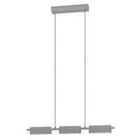 Hängeleuchte 99819* Rovira - Silberfarben/Schwarz, Design, Kunststoff/Metall (77/5/110cm) - Eglo