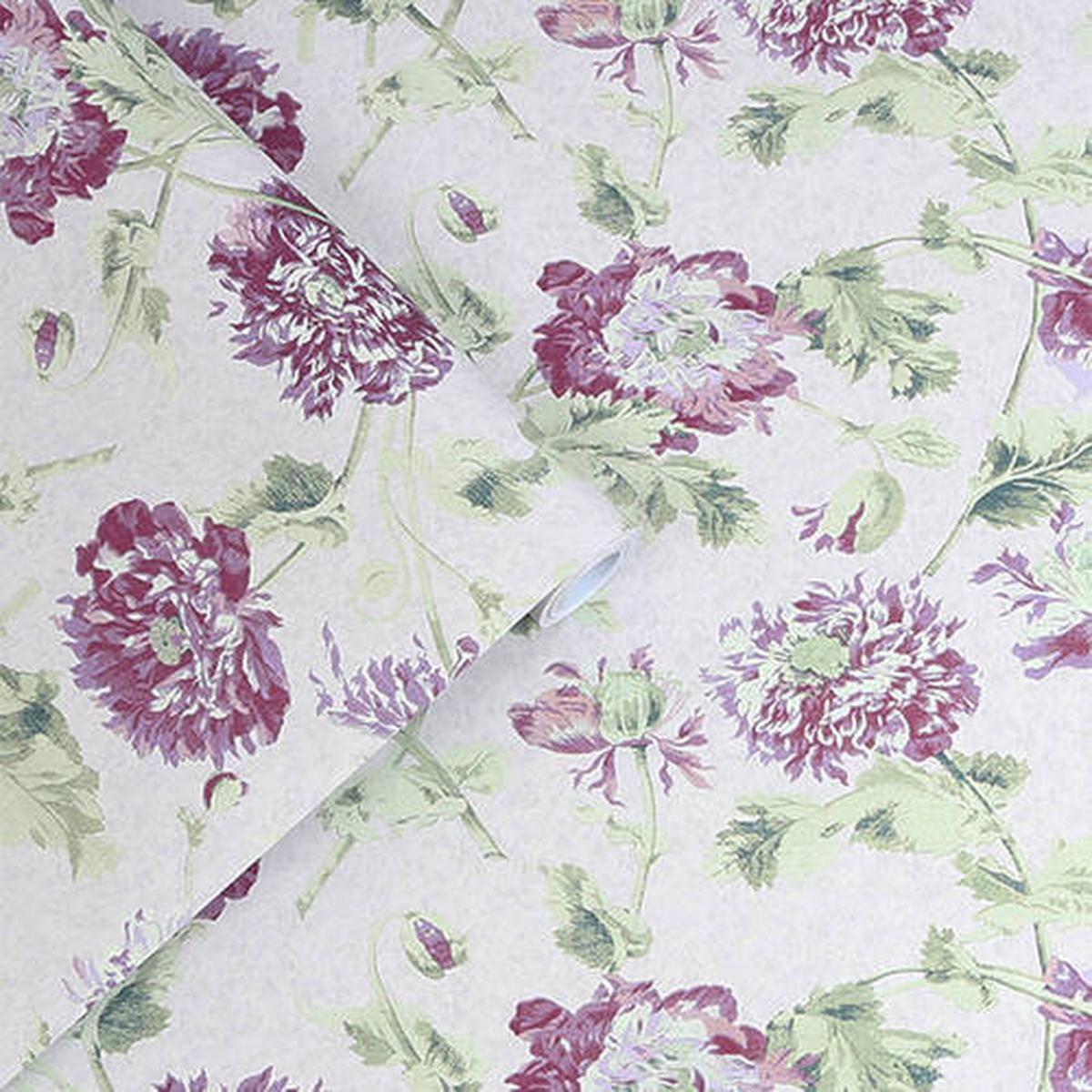 Vliestapete 115268 - Lila, Basics, Papier/Kunststoff (52/1005cm)