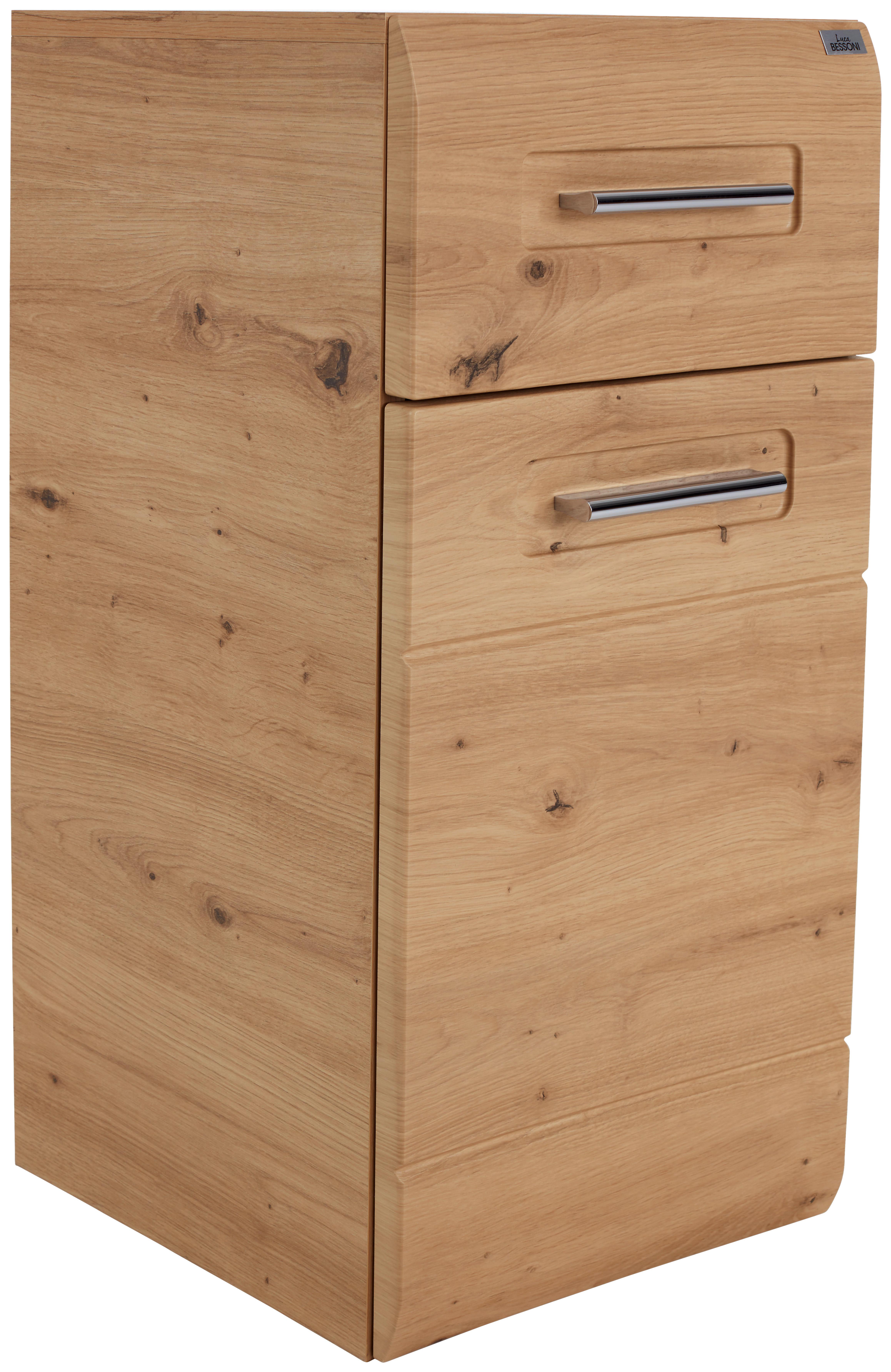 Unterschrank Mit Soft-Close Avensis B: 35 cm, Eiche Dekor - Eichefarben, MODERN, Holzwerkstoff (35/72/33cm) - Luca Bessoni