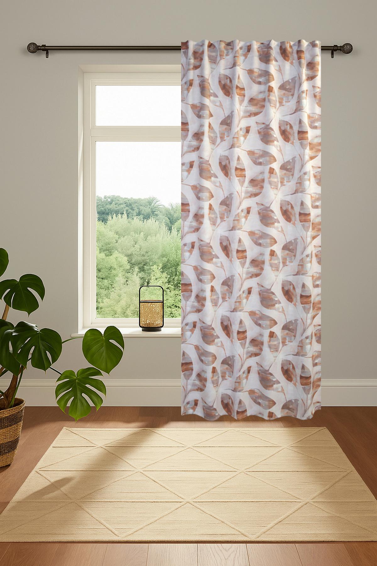 FERTIGVORHANG WIETE - Mokka, MODERN, Textil (135/245cm) - Luca Bessoni
