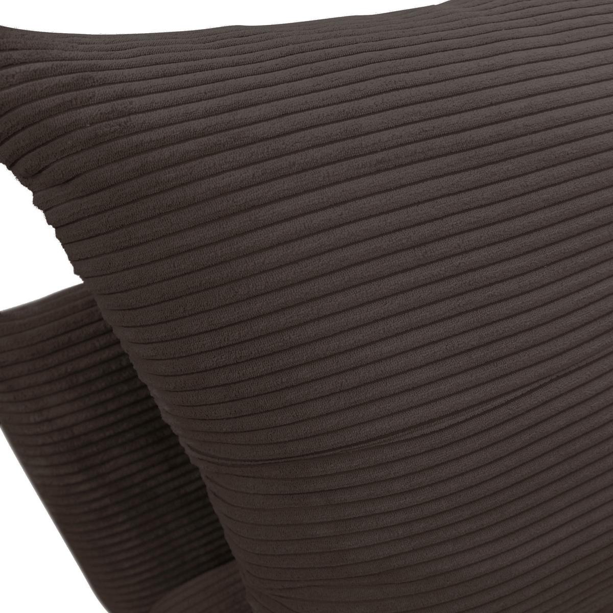 Schlafsofa mit Bettkasten Yellow B: 154 cm Cord Braun - Schwarz/Braun, Design, Textil (154/93/85cm) - MID.YOU