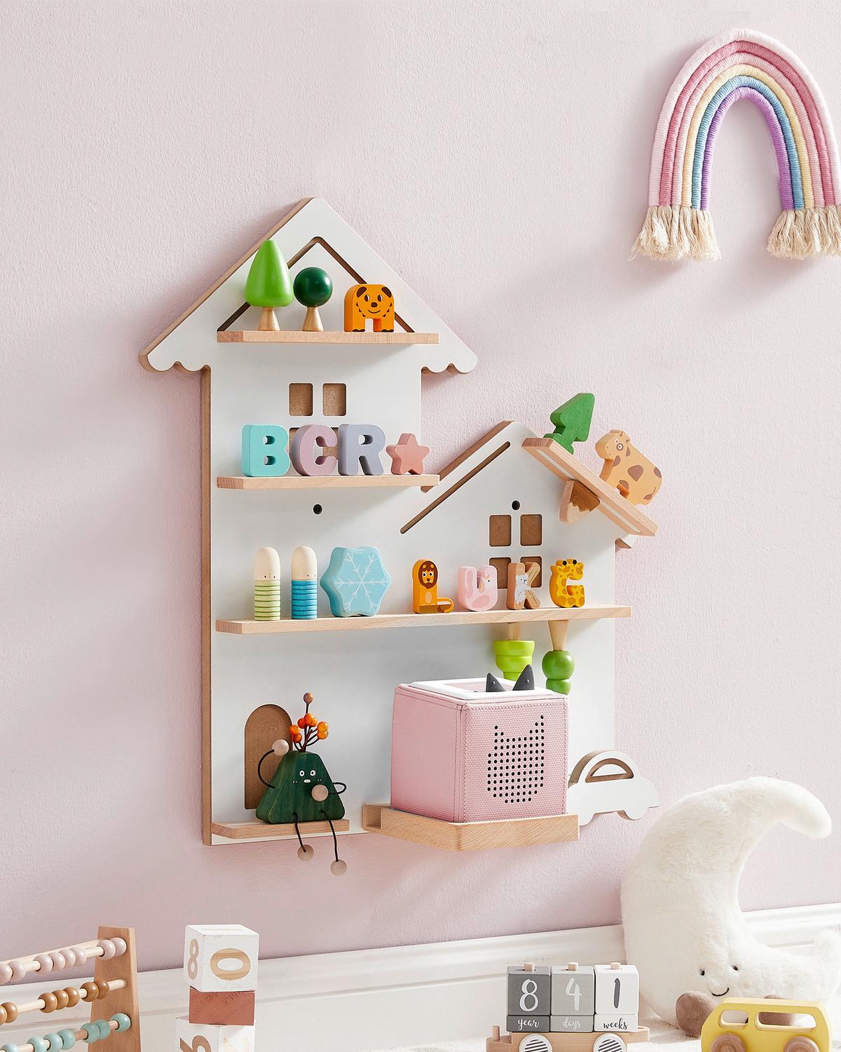 Kinderregal Weiß B: 55,8 Cm - Weiß, MODERN, Holz/Holzwerkstoff (55,8/60/18cm) - MID.YOU