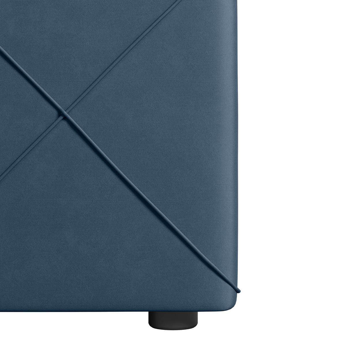 Boxspringbett mit Bettkasten Cordoba 180x200 cm Blau - Blau/Schwarz, MODERN, Holz/Kunststoff (180/200cm) - MID.YOU