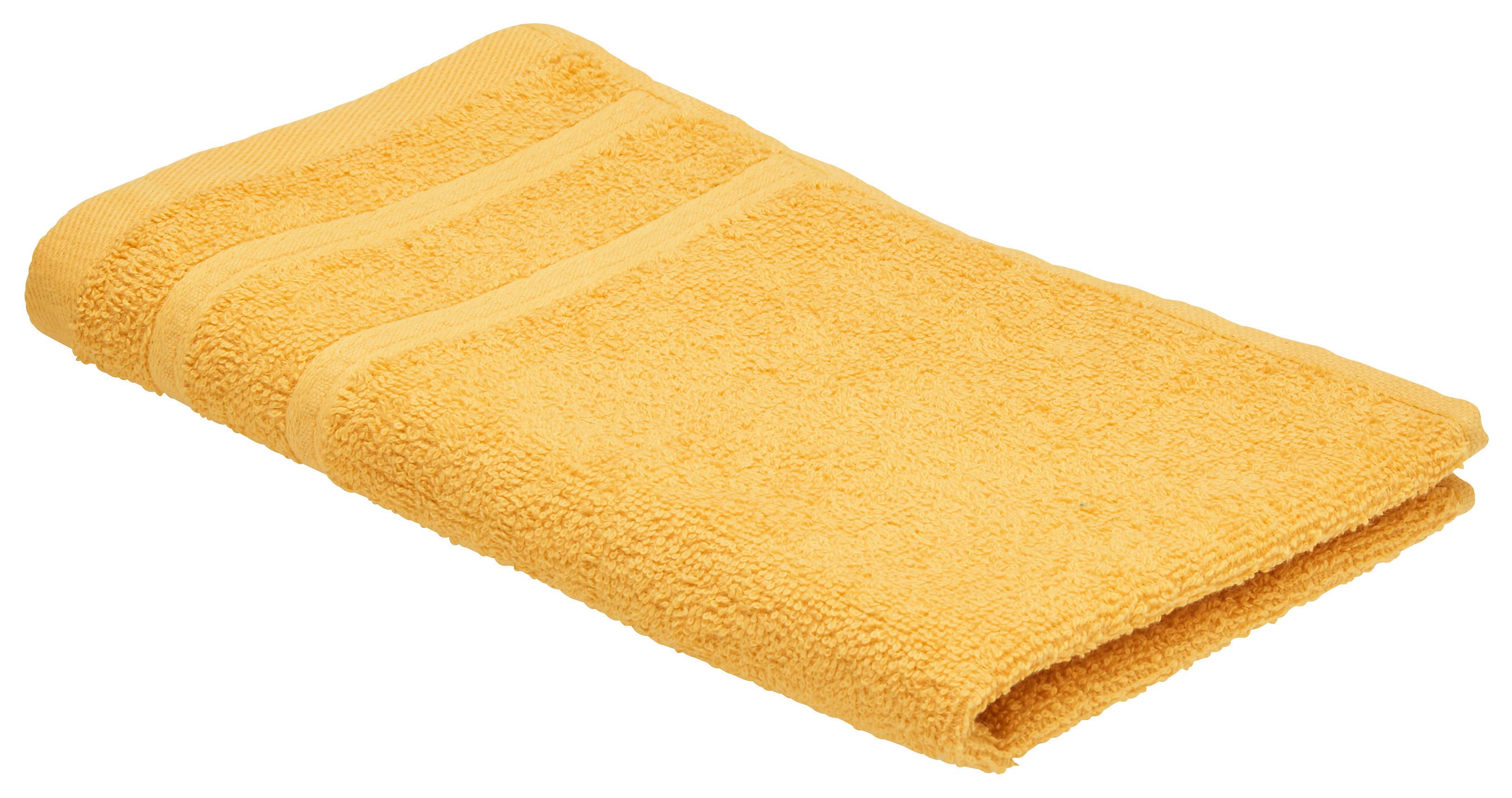 RUČNÍK PRO HOSTY Melanie, 30/50cm, žlutá - žlutá, textil (30/50cm) - Modern Living