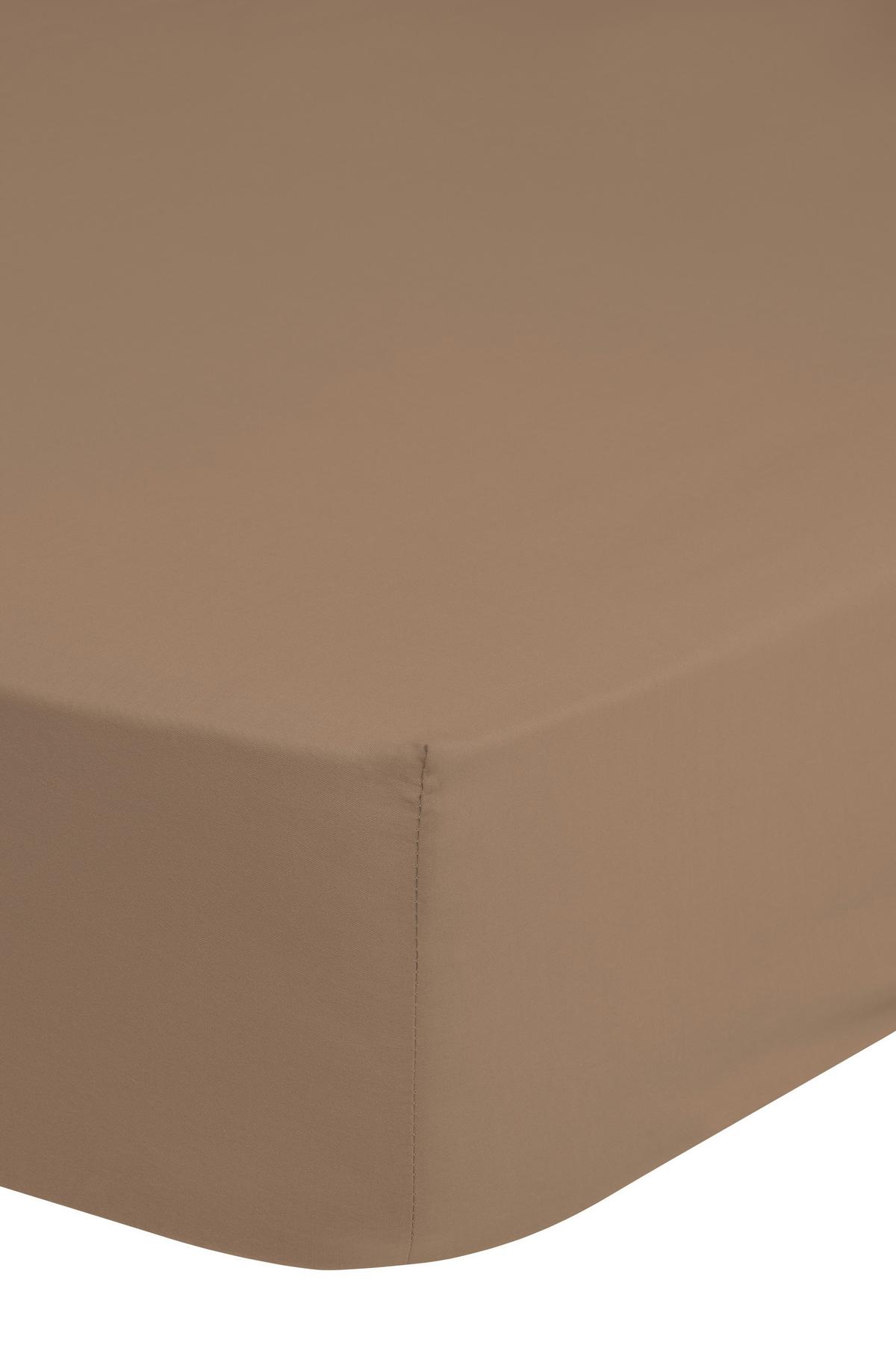 Spannleintuch Sandfarben 200x220 Cm Jersey - Sandfarben, Basics, Textil (200/220cm) - MID.YOU