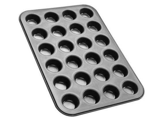 MUFFINFORM 24 Stück - Schwarz, KONVENTIONELL, Metall (26,5/38,5/3cm) - Zenker MUFFINFORM 24 Stück - Schwarz, KONVENTIONELL, Metall (26,5/38,5/3cm) - Zenker