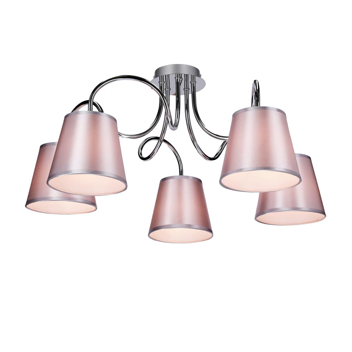 Deckenleuchte 35-70753 Luk - Chromfarben, KONVENTIONELL, Kunststoff/Metall (70/70/36cm)