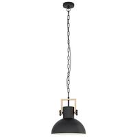 Hängeleuchte 43162* Lubenham - Hellbraun/Schwarz, Trend, Holz/Metall (30/110cm) - Eglo