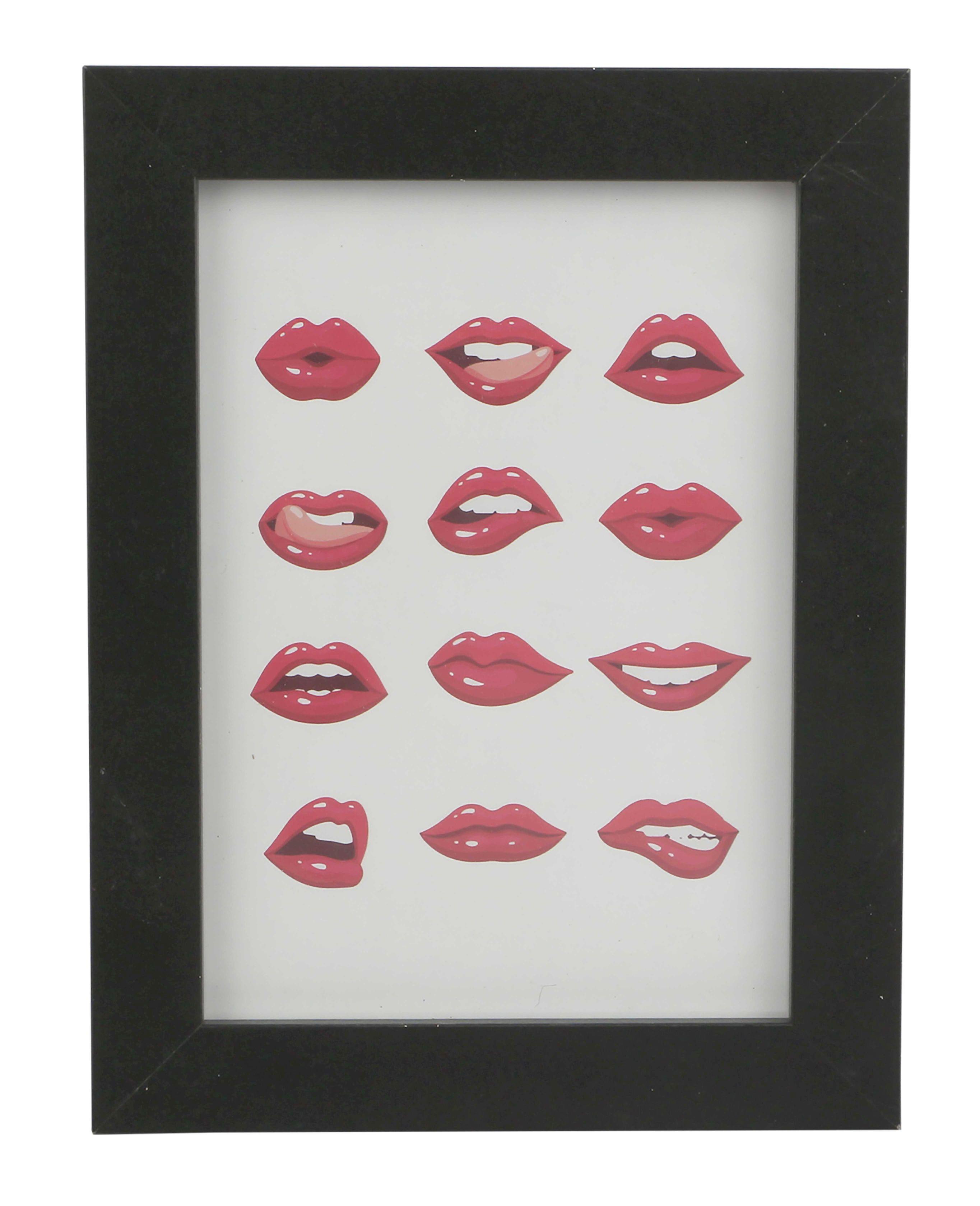Bilderrahmen 13x18 cm Caralina Dekor Schwarz, 16,4x21,5 cm