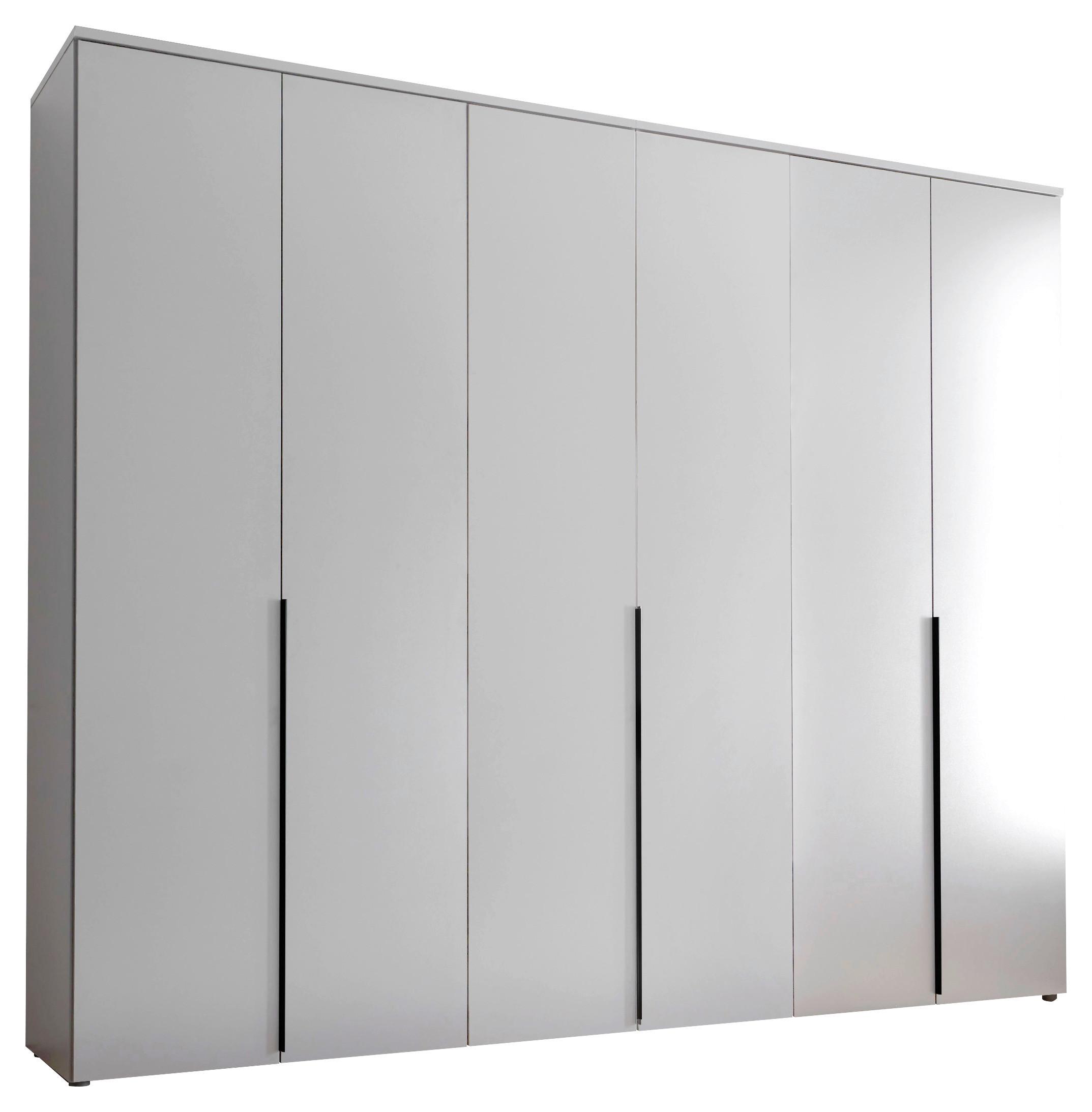 Drehtürenschrank 270 cm Kevo Weiß - Weiß, MODERN, Holzwerkstoff (270/225/52cm) - Livetastic