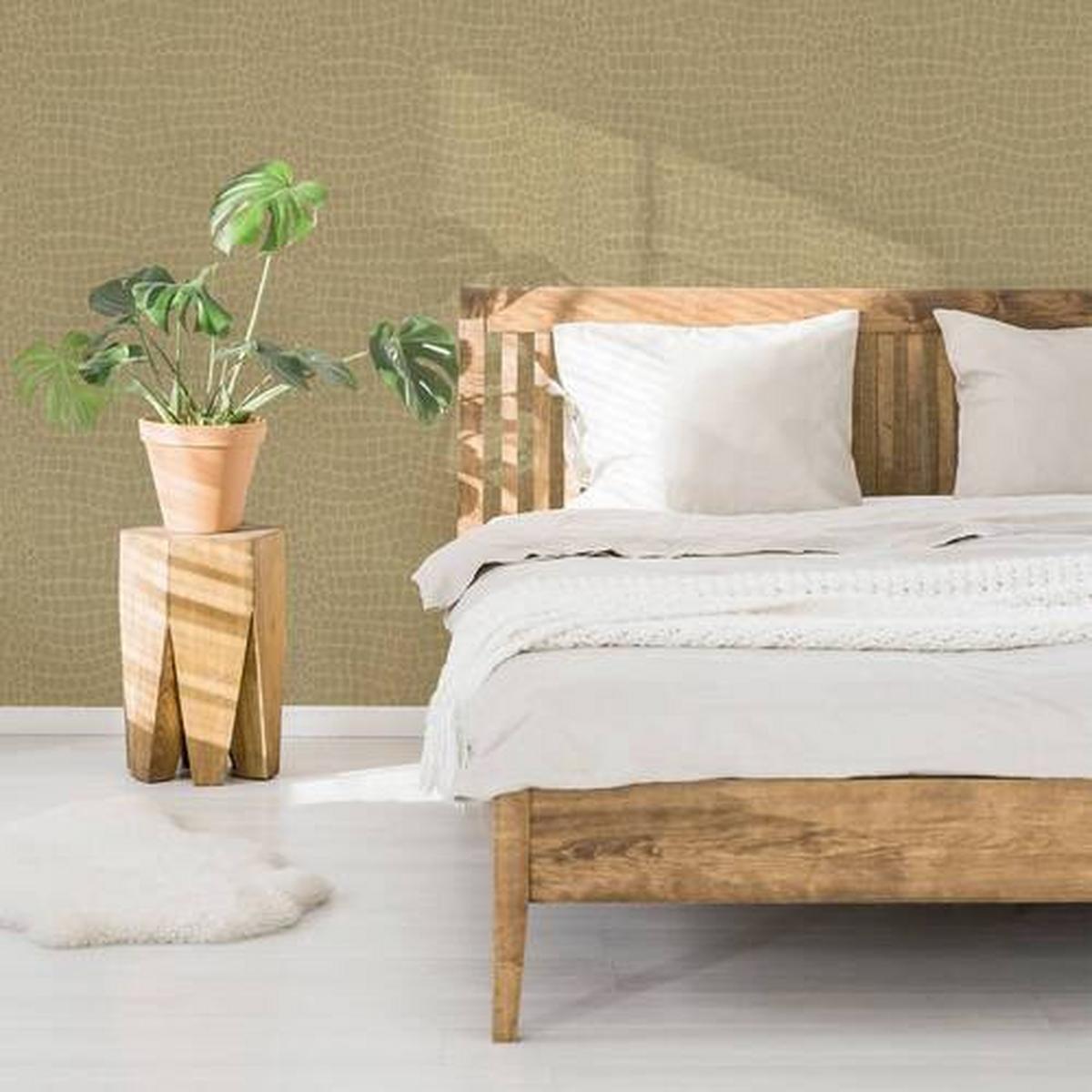 Vliestapete 118154 - Beige, Basics, Papier/Kunststoff (52/1005cm)