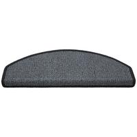 Lépcsőszőnyeg Michaela - antracit, Basics, műanyag (28/65cm) - Ondega