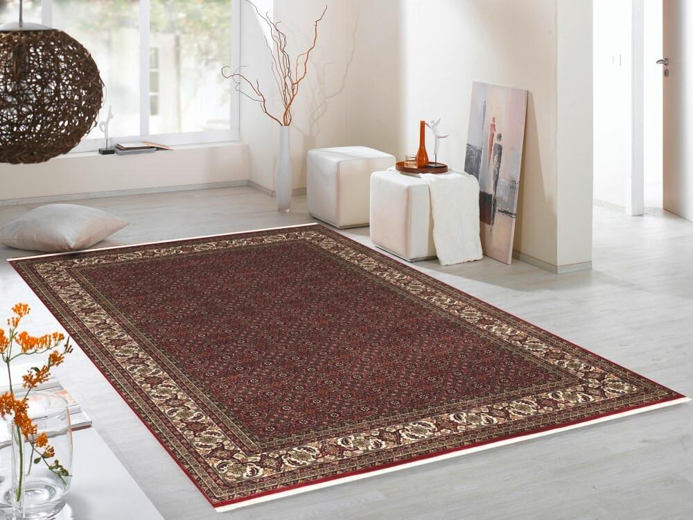 Läufer Bidjar Elegant  Medallion - Rot/Creme, Basics, Textil (80/200cm) - Cazaris