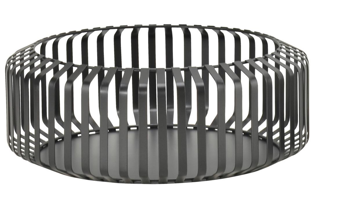 Dekoračná miska JANA - čierna, Modern, kov (27/10,5cm) - Mömax