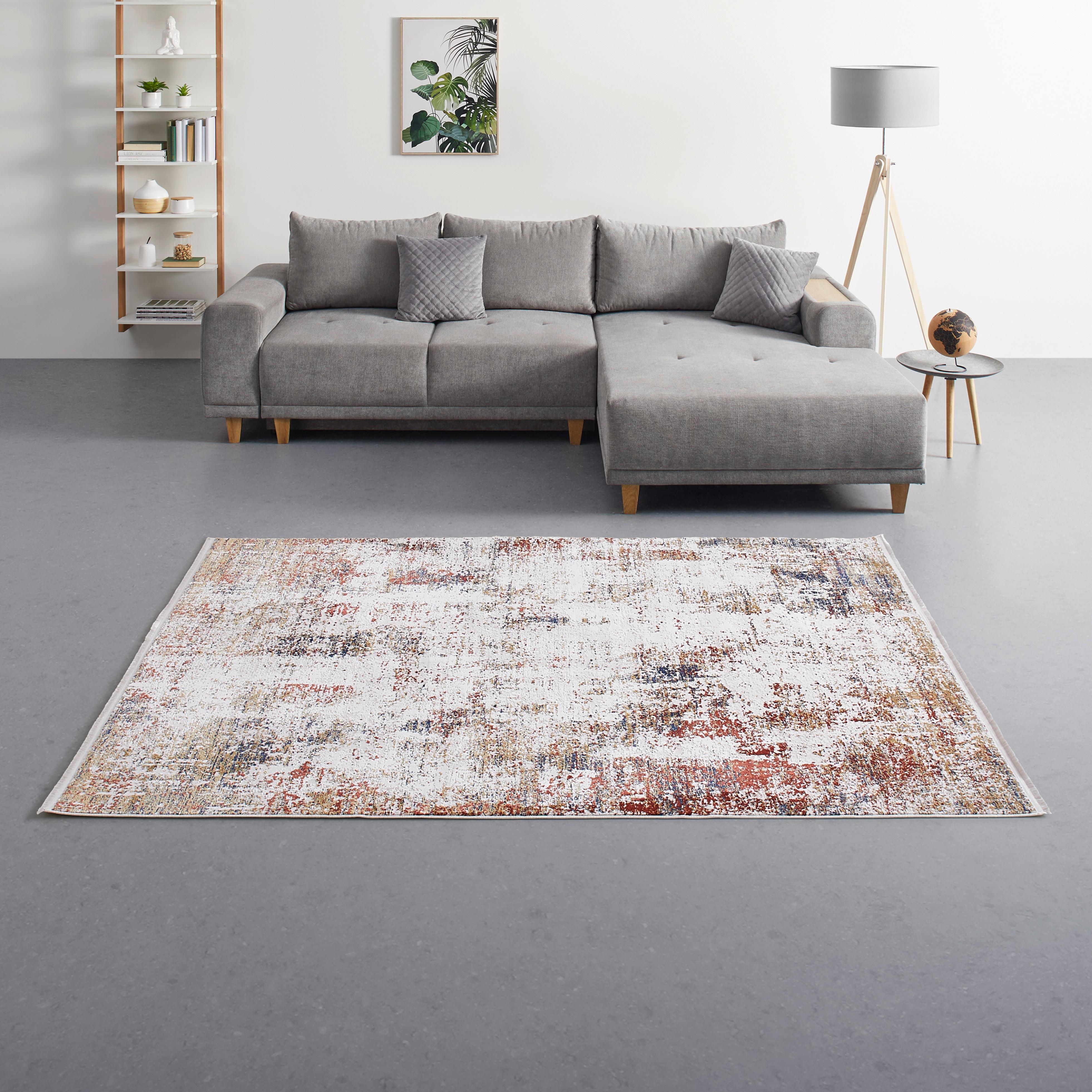 TKANÝ KOBEREC FLORENZ 2 - šedá, Moderní, textil (160/230cm) - Premium Living