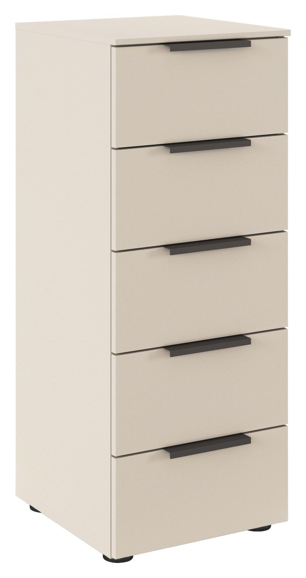 Kommode Flipp Champagner B: 40 Cm - Champagner/Schwarz, MODERN, Holzwerkstoff (40/100/42cm) - Rauch Möbel
