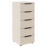 Kommode Flipp Champagner B: 40 Cm - Champagner/Schwarz, MODERN, Holzwerkstoff (40/100/42cm) - Rauch Möbel