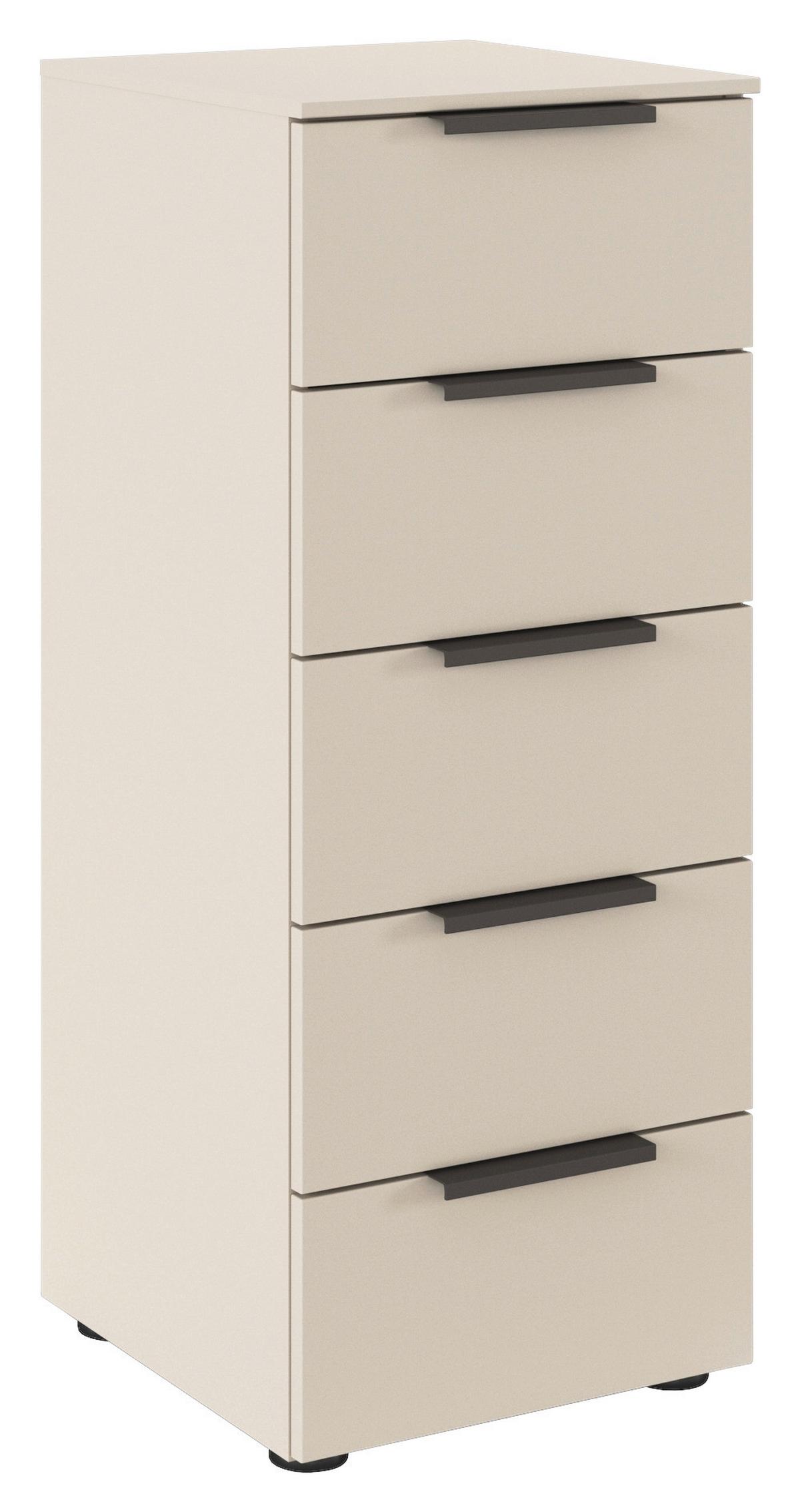 Kommode Flipp Champagner B: 40 Cm - Champagner/Schwarz, MODERN, Holzwerkstoff (40/100/42cm) - Rauch Möbel