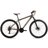 Mountainbike 421m - Grau, KONVENTIONELL, Metall (25/140/60cm)