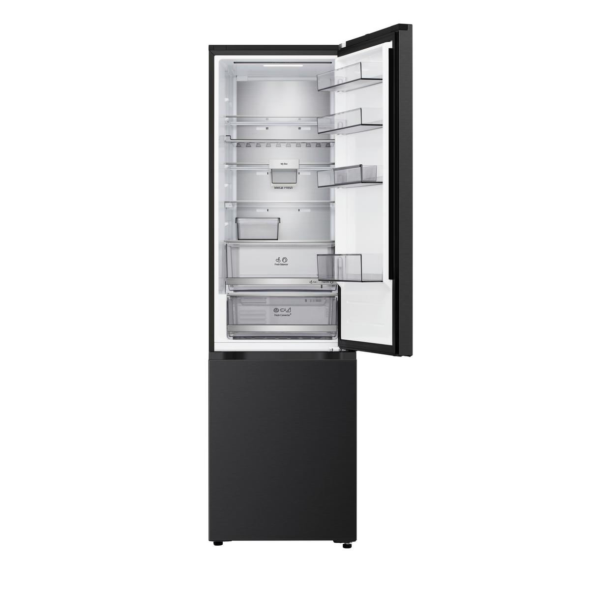 Kühl-Gefrier-Kombination GBBS7 26AEV, EEKL: A - Schwarz, Basics, Metall (59,7/203/67,4cm) - LG
