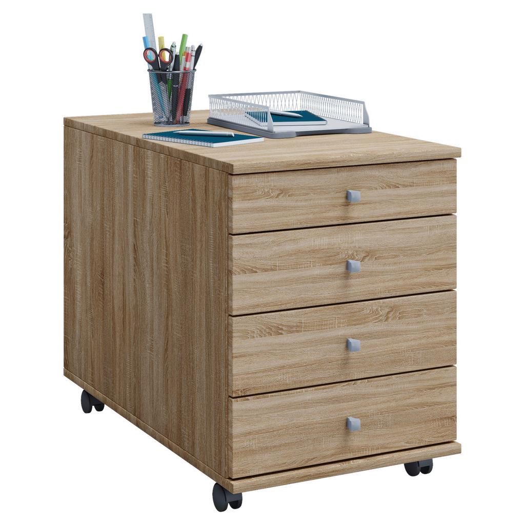 Rollcontainer Eiche Dekor Lona Maxi 42x57x75 cm