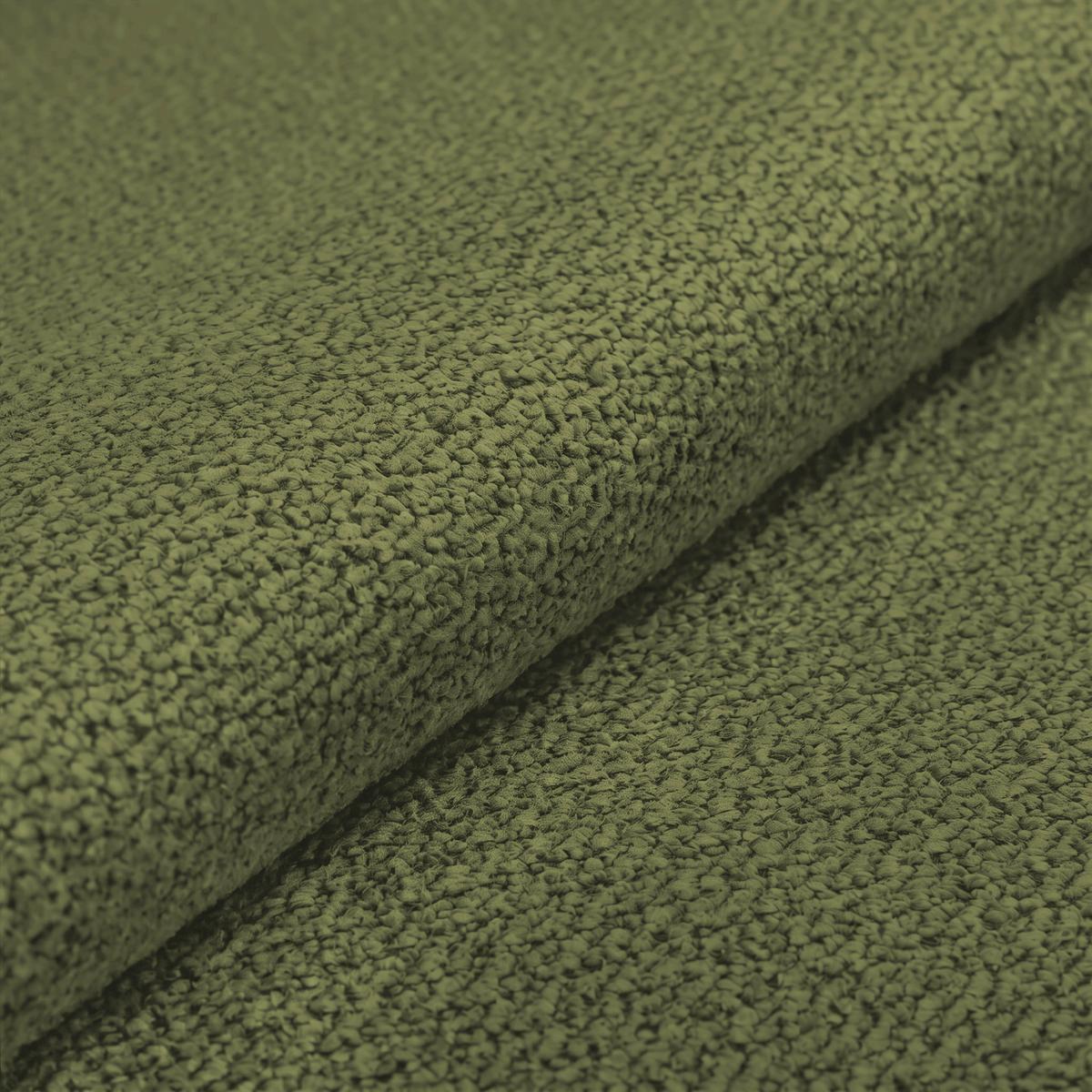 Megasofa Mega Chenille grün, B: 255cm - Schwarz/Grün, Trend, Textil (255/94/126cm) - Luca Bessoni