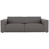 3-Sitzer-Sofa Dice Dunkelgrau - Dunkelgrau/Schwarz, MODERN, Textil (250/80/102cm) - MID.YOU