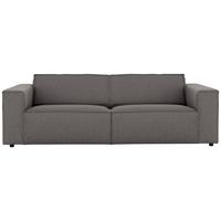 3-sitzer-sofa Dice Dunkelgrau - Dunkelgrau/Schwarz, MODERN, Textil (250/80/102cm) - MID.YOU