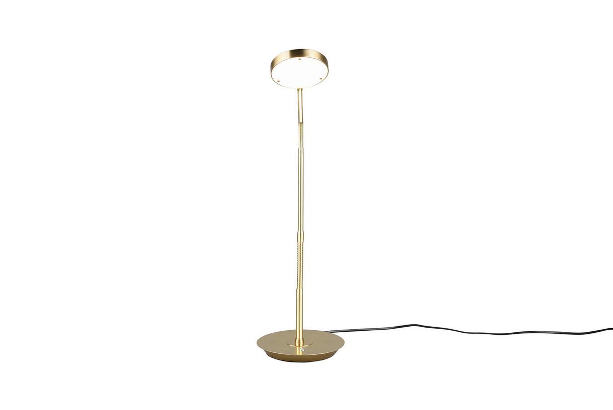 LED-Schreibtischlampe dimmbar Messingfarben 4-Fach Schaltbar - Basics (57/19/46cm) - Trio Leuchten