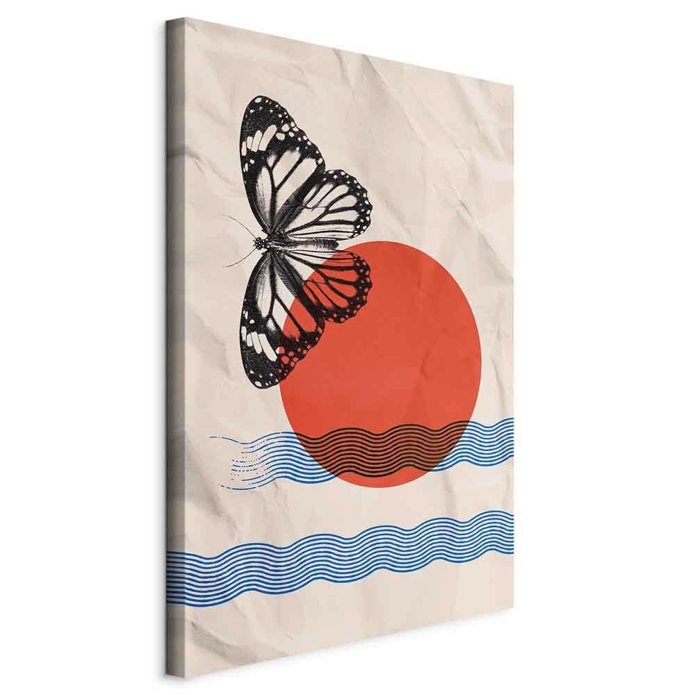 Leinwandbild Creme Dunkelorange B: 40 Cm