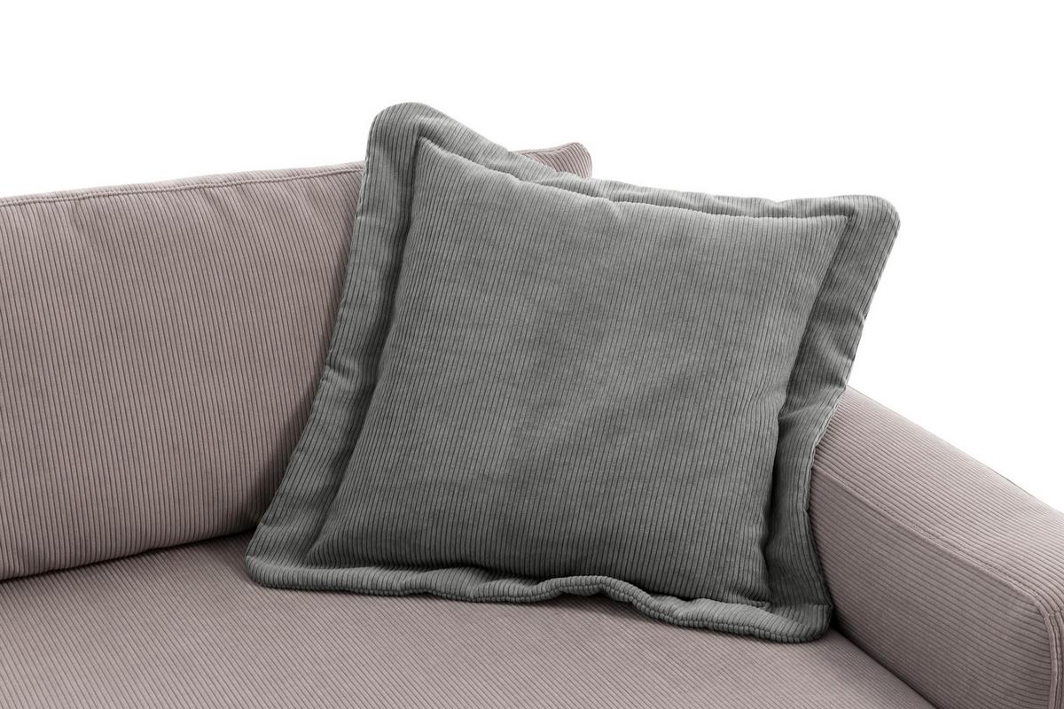 Sofakissen Bourbon - Dunkelgrau, MODERN, Textil (70/12/70cm) - Trendmanufaktur