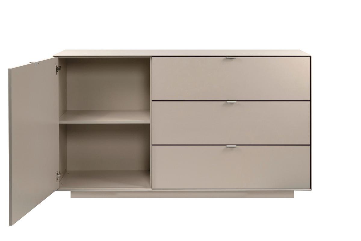 Kommode Sivas B: 160 cm Sandfarben - Sandfarben, Design, Holzwerkstoff (160/90/37,5cm) - MID.YOU