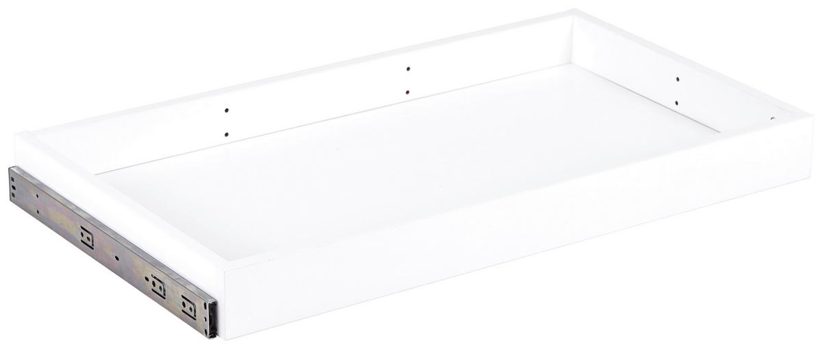 ZÁSUVKA UNIT - biela, Modern, kompozitné drevo (87,9cm) - Ondega