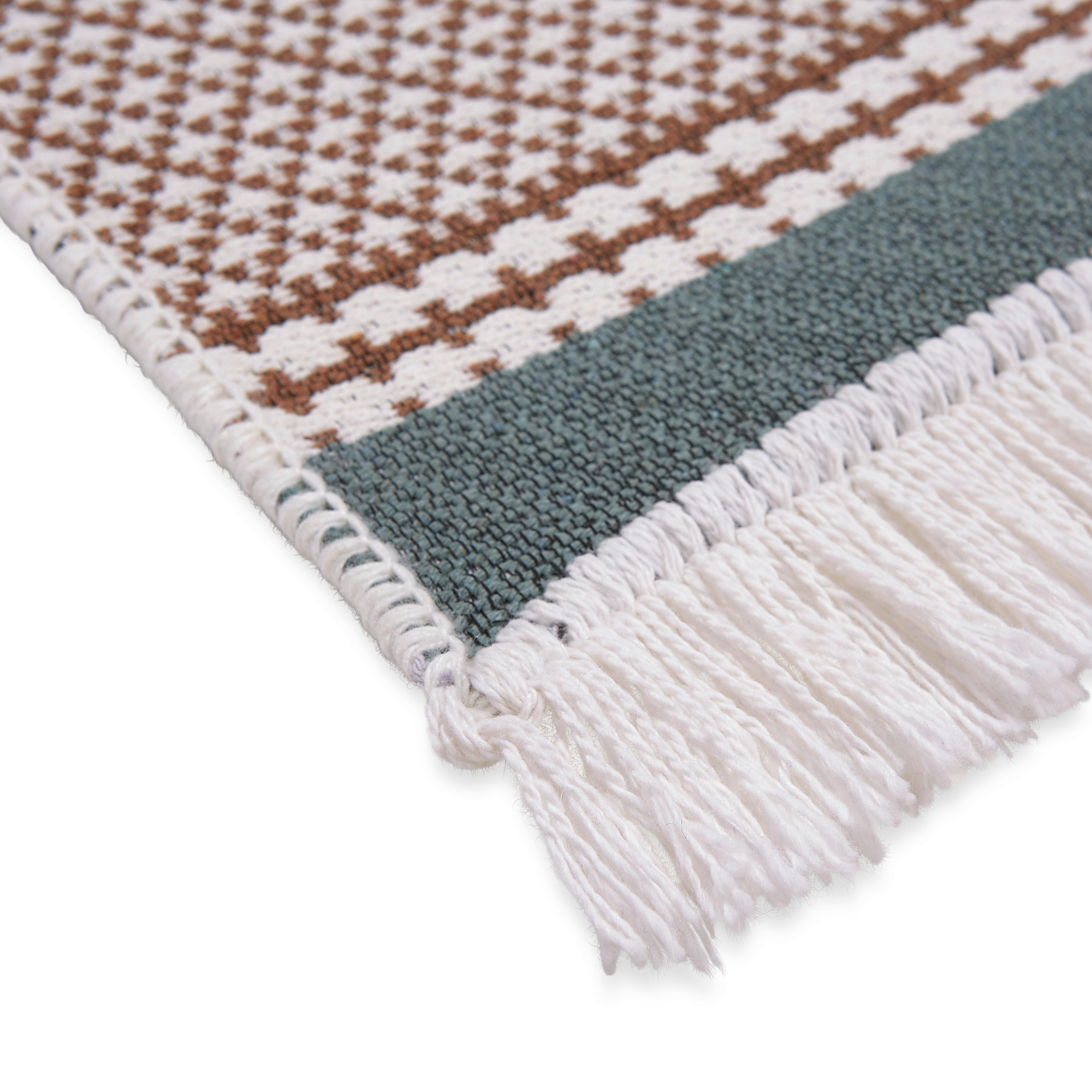 RUČNE TKANÝ KOBEREC Azteca 2, 120/170cm, zelená - zelená, Modern, textil (120/170cm) - Mömax