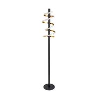 LED-Stehleuchte 2085658 - Goldfarben/Schwarz, Design, Kunststoff/Metall (22/140cm) - Näve