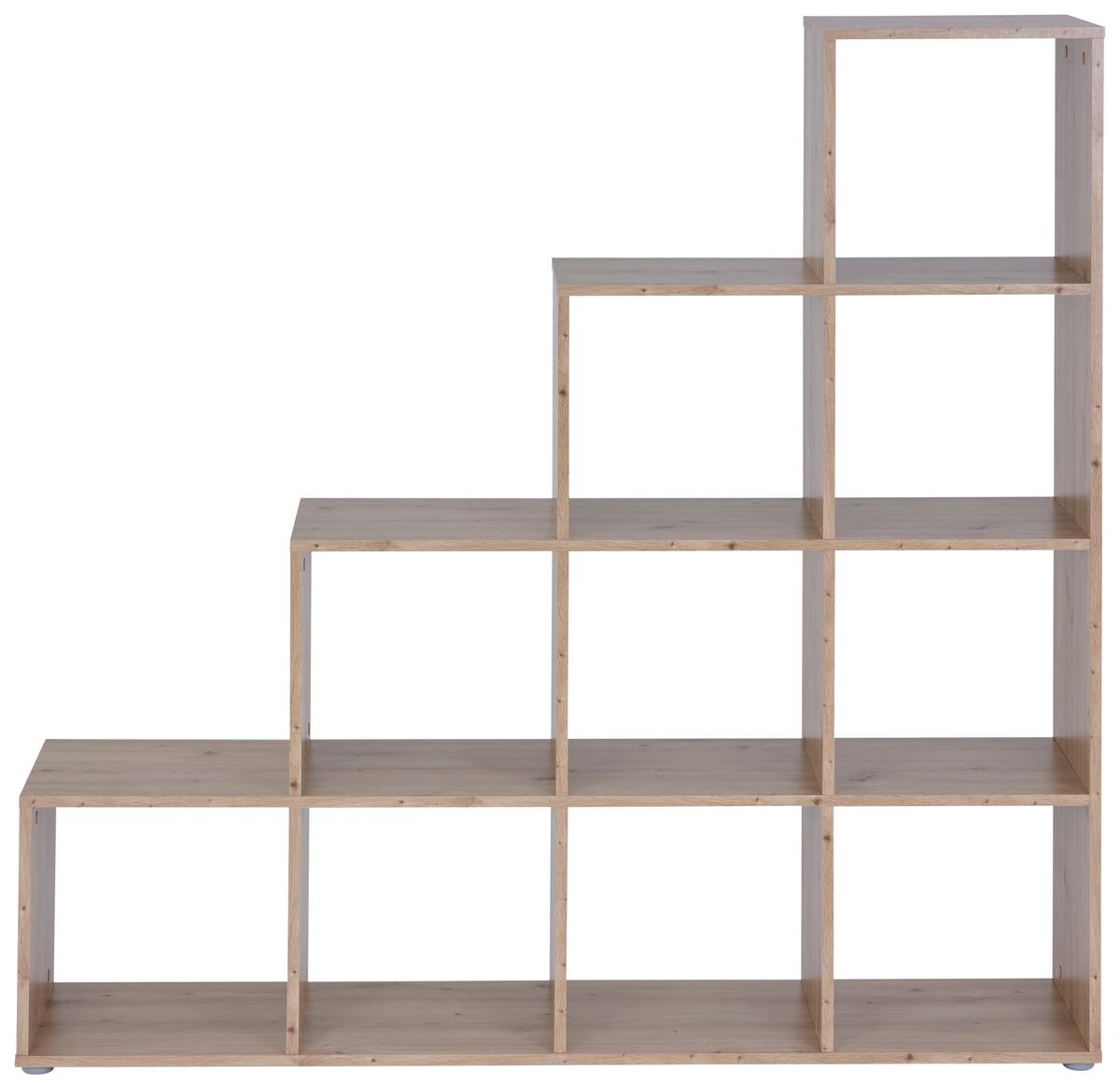 Raumteiler Pisa B: 149 cm Eiche Dekor - Eichefarben, MODERN, Holzwerkstoff (149/148/35cm)