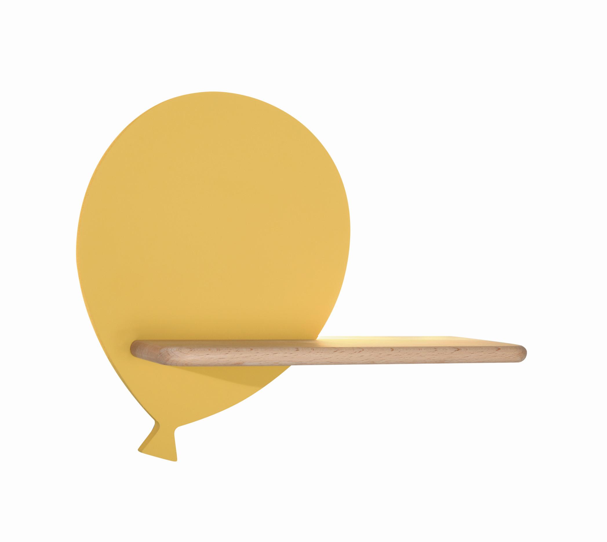 Wandleuchte 21-84767 Baloon - Goldfarben, KONVENTIONELL, Holz/Holzwerkstoff (31/12/26cm)
