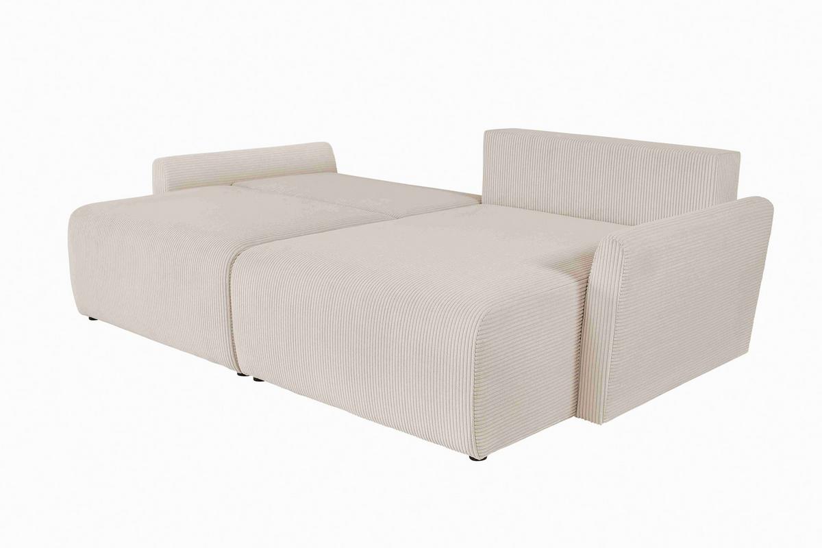 Ecksofa Josh Beige S: 229x146 cm - Beige, Trend, Textil (229/146cm)