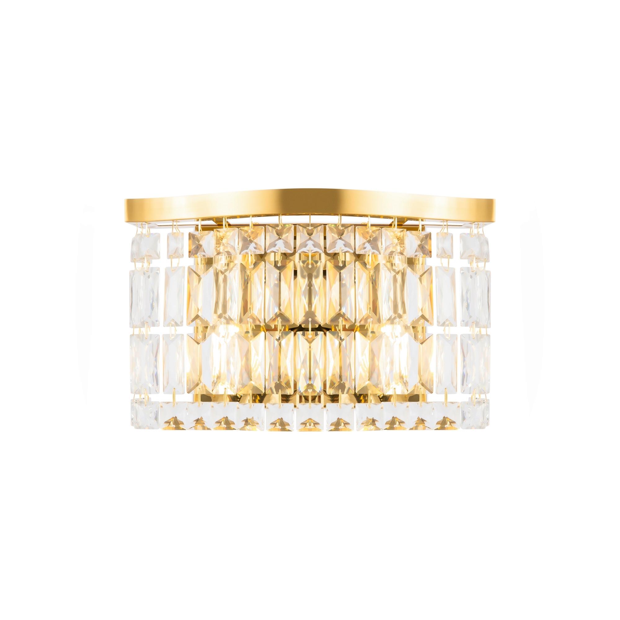 WANDLEUCHTE DUNE - Goldfarben, Trend, Metall (31/10.5/18cm) - MAYTONI